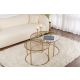 NORDURE Set klub stolova Aurum 2/1, zlatna/bronzana - EP3003123