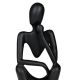 EGLO Dekorativna figura 23.5x10cm Zadiwin, crna - 427456