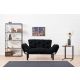 ATELIER DEL SOFA Sofa dvosed Nitta, crna - 859FTN1215