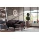 ATELIER DEL SOFA Sofa dvosed Genzo, crna - 859FTN1220