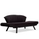 ATELIER DEL SOFA Sofa dvosed Genzo, crna - 859FTN1220