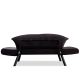 ATELIER DEL SOFA Sofa dvosed Genzo, crna - 859FTN1220