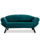ATELIER DEL SOFA Sofa dvosed Genzo, petrolej - 859FTN1224