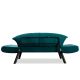 ATELIER DEL SOFA Sofa dvosed Genzo, petrolej - 859FTN1224