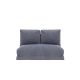ATELIER DEL SOFA Dvosed na razvlačenje Taida, siva - 859FTN1270