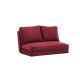 ATELIER DEL SOFA Dvosed na razvlačenje Taida, bordo - 859FTN1271