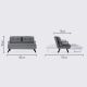 ATELIER DEL SOFA Sofa na razvlačenje Sando, krem - 859FTN1275