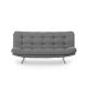 ATELIER DEL SOFA Sofa trosed Misa Sofabed, siva - 859FTN1309
