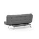 ATELIER DEL SOFA Sofa trosed Misa Sofabed, siva - 859FTN1309