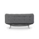 ATELIER DEL SOFA Sofa trosed Misa Sofabed, siva - 859FTN1309