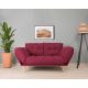 ATELIER DEL SOFA Trosed sofa Nina, tamno crvena - 859FTN1350