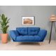 ATELIER DEL SOFA Trosed sofa Nina, plava - 859FTN1351