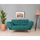 ATELIER DEL SOFA Trosed sofa Nina, petrolej - 859FTN1353