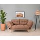 ATELIER DEL SOFA Trosed sofa Nina, svetlo braon - 859FTN1354