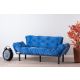 ATELIER DEL SOFA Trosed sofa Nitta, plava - 859FTN1358
