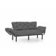 ATELIER DEL SOFA Sofa trosed Nitta triple, siva - 859FTN1362