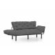 ATELIER DEL SOFA Sofa trosed Nitta triple, siva - 859FTN1362