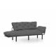 ATELIER DEL SOFA Sofa trosed Nitta triple, siva - 859FTN1362