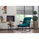 ATELIER DEL SOFA Fotelja na ljuljanje Yoka, petrolej - 859FTN1705