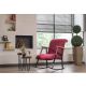 ATELIER DEL SOFA Fotelja za ljuljanje Yoka, tamno crvena - 859FTN1706