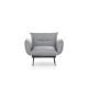 ATELIER DEL SOFA Fotelja Jax Solo, siva - 859FTN1718