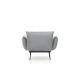 ATELIER DEL SOFA Fotelja Jax Solo, siva - 859FTN1718
