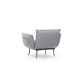 ATELIER DEL SOFA Fotelja Jax Solo, siva - 859FTN1718