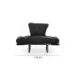 ATELIER DEL SOFA Fotelja Nitta single, crna - 859FTN1728