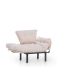 ATELIER DEL SOFA Fotelja Nitta single, krem - 859FTN1731