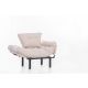 ATELIER DEL SOFA Fotelja Nitta single, krem - 859FTN1731
