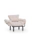 ATELIER DEL SOFA Fotelja Nitta single, krem - 859FTN1731