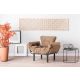 ATELIER DEL SOFA Fotelja Nitta Single, svetlo braon - 859FTN1755