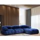 ATELIER DEL SOFA Modularna ugaona garnitura Bubble Velvet, plava - 859FTN2045