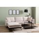 ATELIER DEL SOFA Ugaona garnitura Reya, lan bela - 859FTN2127