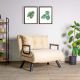 ATELIER DEL SOFA Fotelja na razvlačenje Sando Single, krem - 859FTN2314