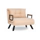 ATELIER DEL SOFA Fotelja na razvlačenje Sando Single, krem - 859FTN2314