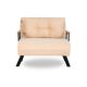 ATELIER DEL SOFA Fotelja na razvlačenje Sando Single, krem - 859FTN2314