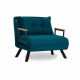 ATELIER DEL SOFA Fotelja na razvlačenje Sando Single, petrolej - 859FTN2315
