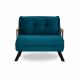 ATELIER DEL SOFA Fotelja na razvlačenje Sando Single, petrolej - 859FTN2315