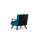 ATELIER DEL SOFA Fotelja na razvlačenje Sando Single, petrolej - 859FTN2315