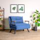 ATELIER DEL SOFA Fotelja na razvlačenje Sando Single, plava - 859FTN2324