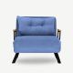 ATELIER DEL SOFA Fotelja na razvlačenje Sando Single, plava - 859FTN2324