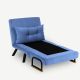 ATELIER DEL SOFA Fotelja na razvlačenje Sando Single, plava - 859FTN2324