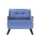 ATELIER DEL SOFA Fotelja na razvlačenje Sando Single, plava - 859FTN2324