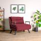 ATELIER DEL SOFA Fotelja na razvlačenje Sando Single, bordo - 859FTN2327