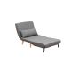 ATELIER DEL SOFA Fotelja na razvlačenje Folde Single, tamnosiva - 859FTN2328