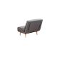 ATELIER DEL SOFA Fotelja na razvlačenje Folde Single, tamnosiva - 859FTN2328