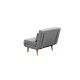 ATELIER DEL SOFA Fotelja na razvlačenje Folde Single, svetlosiva - 859FTN2330
