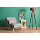 ATELIER DEL SOFA Fotelja na razvlačenje Folde Single, svetlosiva - 859FTN2330