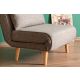 ATELIER DEL SOFA Fotelja na razvlačenje Folde Single, svetlosiva - 859FTN2330